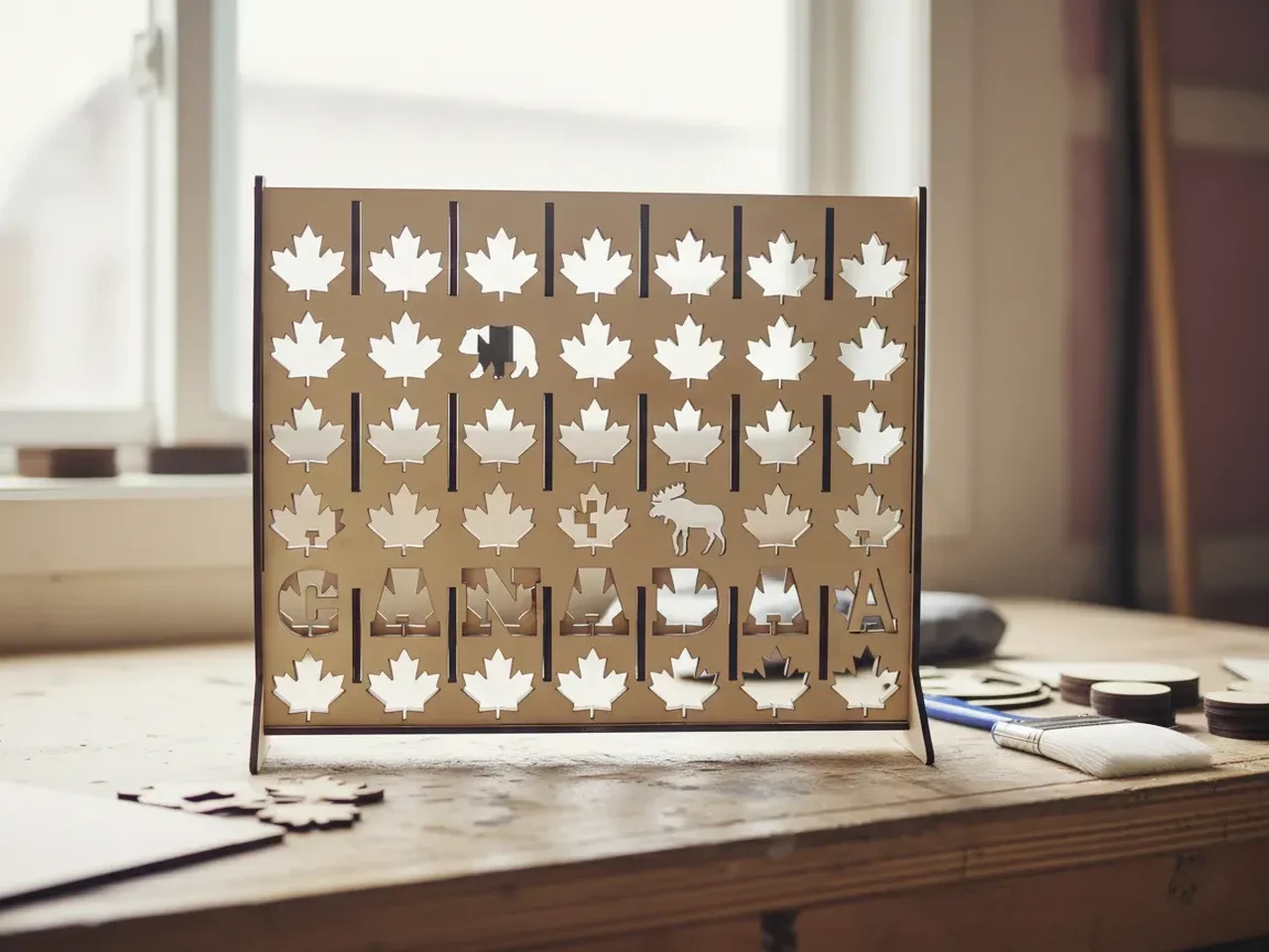 [Laser cut and engrave] Board game
