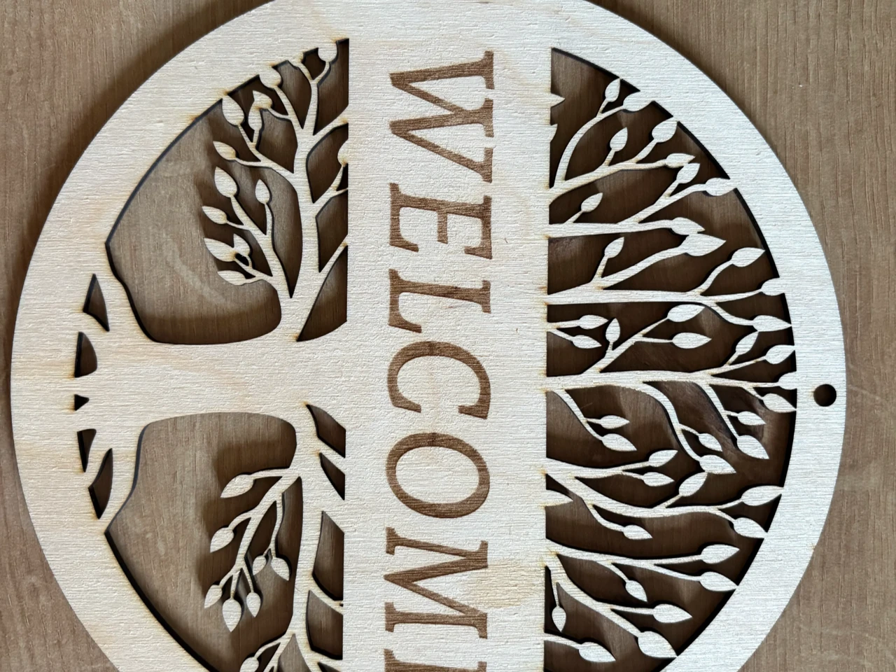 [Laser cut and engrave] Welcome Tree